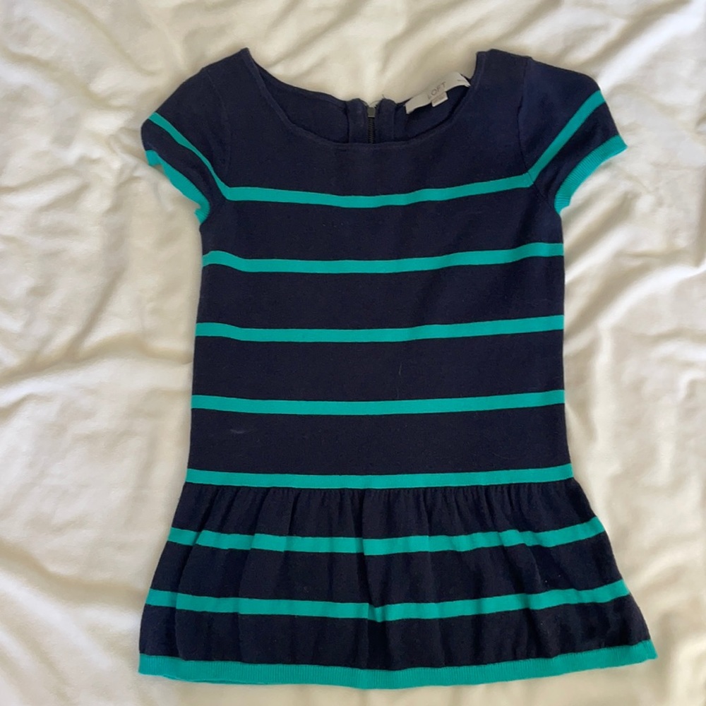 LOFT-Size XS Petite peplum top